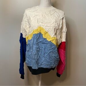 Xomehko Handmade Sweatshirt Unique Rare Wearable Art Ukraine Unisex